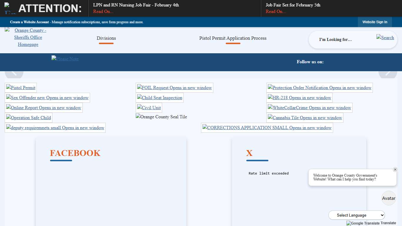 Sheriff's Office Orange County, NY